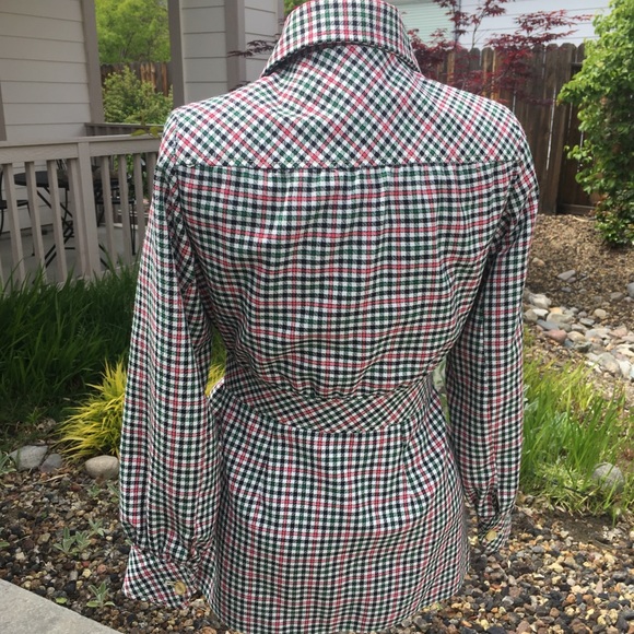 Utex vintage spring plaid  jacket - Picture 5 of 8